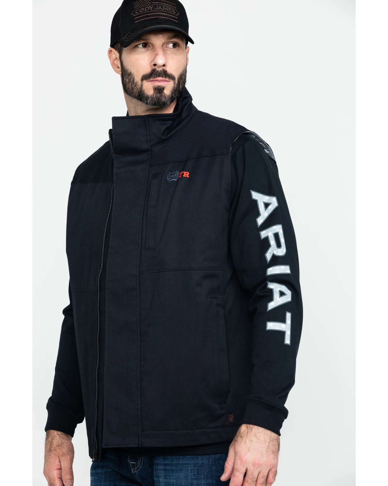 Cinch Men's FR Solid Twill Work Vest 1 Cinch Men's FR Solid Twill Work Vest