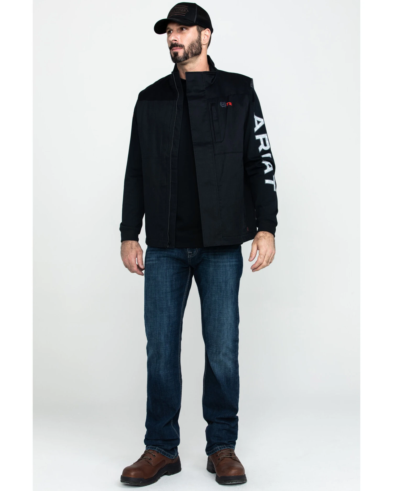 Cinch Men's FR Solid Twill Work Vest 2 Cinch Men's FR Solid Twill Work Vest - Image 2