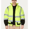 Hawx Men's High-Visibility Bomber Work Jacket - Tall