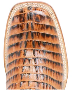 Tanner Mark Men's Caiman Tail Print Western Boots - Broad Square Toe -Men's Western Denim Store 2000284324 235 P4