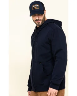 Hawx Men's FR Zip Up Fleece Hooded Work Hoodie -Men's Western Denim Store 2000284575 410 P3