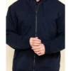 Hawx Men's FR Zip Up Fleece Hooded Work Hoodie