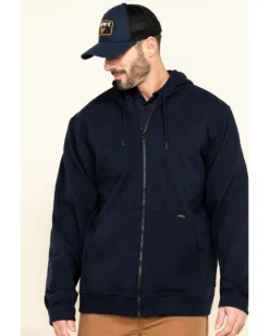 Hawx Men's FR Zip Up Fleece Work Hoodie - Tall
