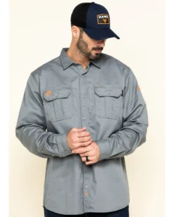 Hawx Men's FR Long Sleeve Work Shirt - Big 10 Hawx Men's FR Long Sleeve Work Shirt - Big -Men's Western Denim Store 2000284661 040 P1