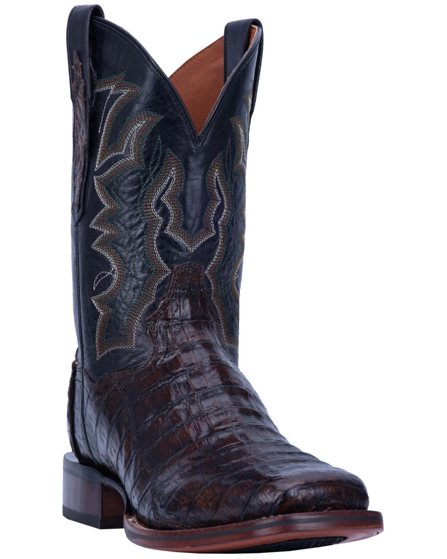 Dan Post Men's Kingsly Caiman Leather Western Boots - Broad Square Toe 7 Dan Post Men's Kingsly Caiman Leather Western Boots - Broad Square Toe - Image 7