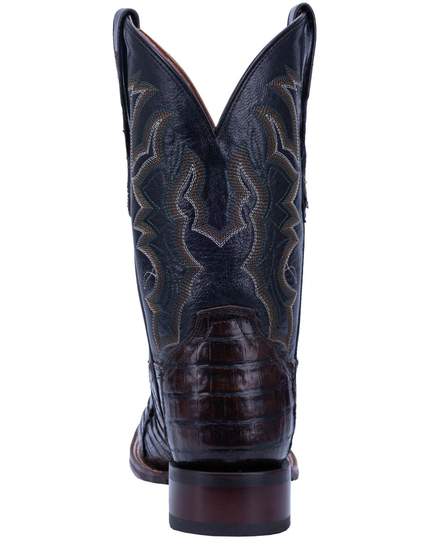 Dan Post Men's Kingsly Caiman Leather Western Boots - Broad Square Toe 6 Dan Post Men's Kingsly Caiman Leather Western Boots - Broad Square Toe - Image 6