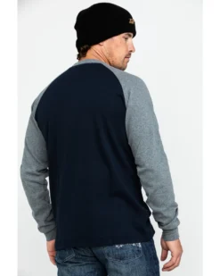 Wolverine Men's Brower Baseball Long Sleeve Work Shirt -Men's Western Denim Store 2000286841 410 P2