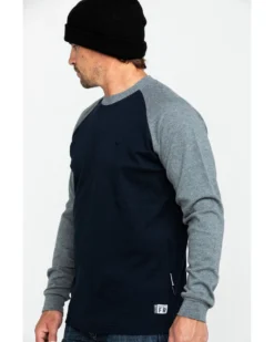 Wolverine Men's Brower Baseball Long Sleeve Work Shirt -Men's Western Denim Store 2000286841 410 P3