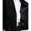 Cody James Men's Black Suede Blazer Jacket - Big & Tall