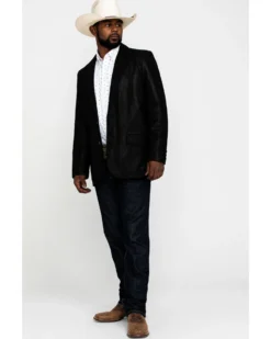 Cody James Men's Black Suede Blazer Jacket - Big & Tall -Men's Western Denim Store 2000287353 001 P6
