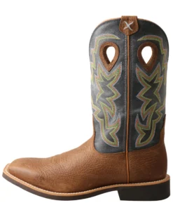 Twisted X Men's Top Hand Western Boots - Broad Square Toe -Men's Western Denim Store 2000287424 230 P2