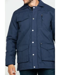 Wrangler Men's Ripstop Quilted Barn Coat -Men's Western Denim Store 2000291324 410 P4
