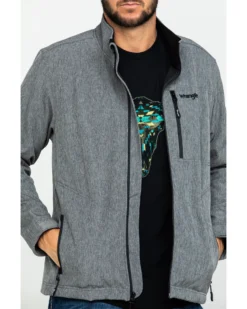 Wrangler Men's Trail Fleece Lined Zip Jacket -Men's Western Denim Store 2000291326 070 P4