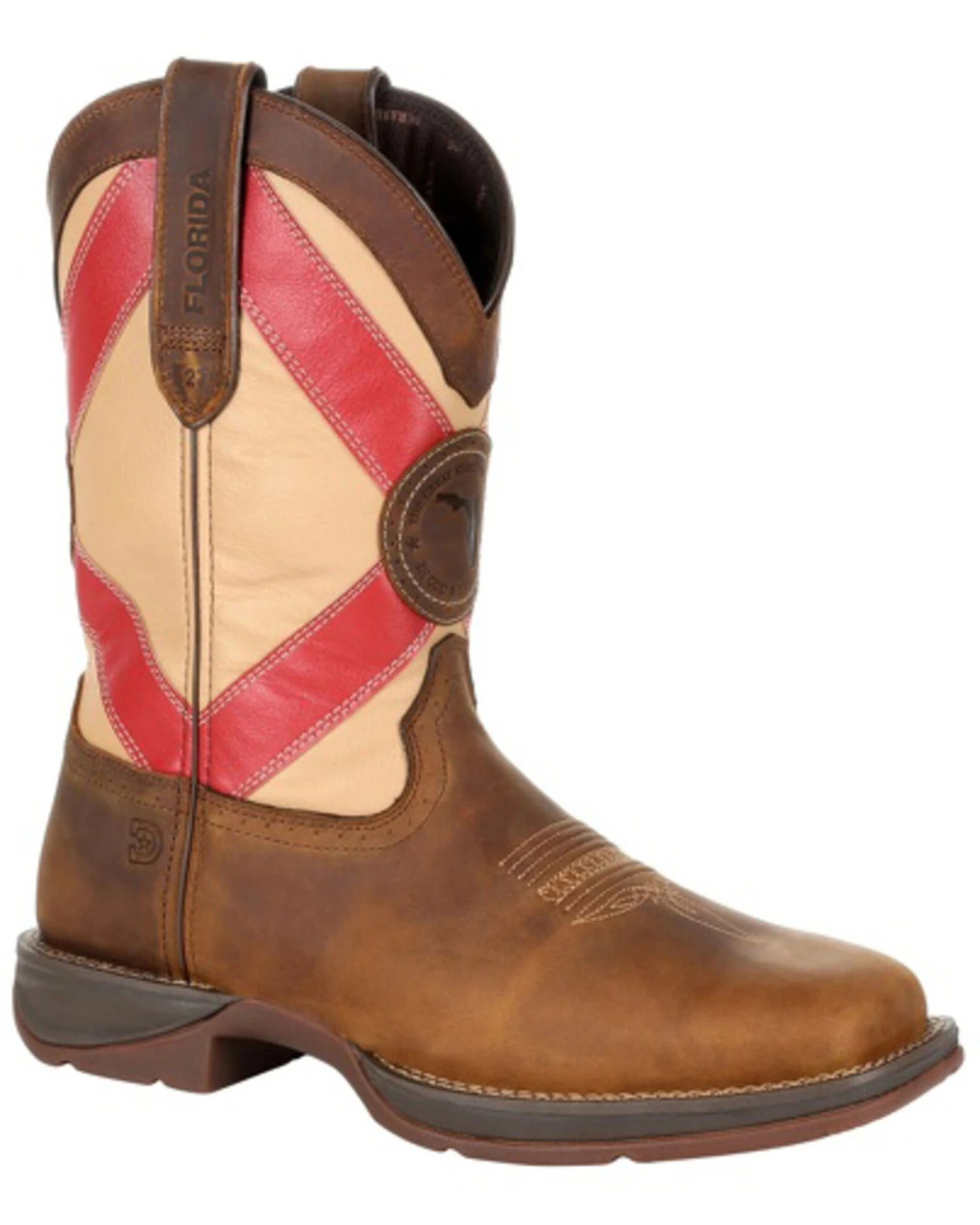 Durango Men's Florida State Flag Western Performance Boots - Square Toe 2 Durango Men's Florida State Flag Western Performance Boots - Square Toe - Image 2