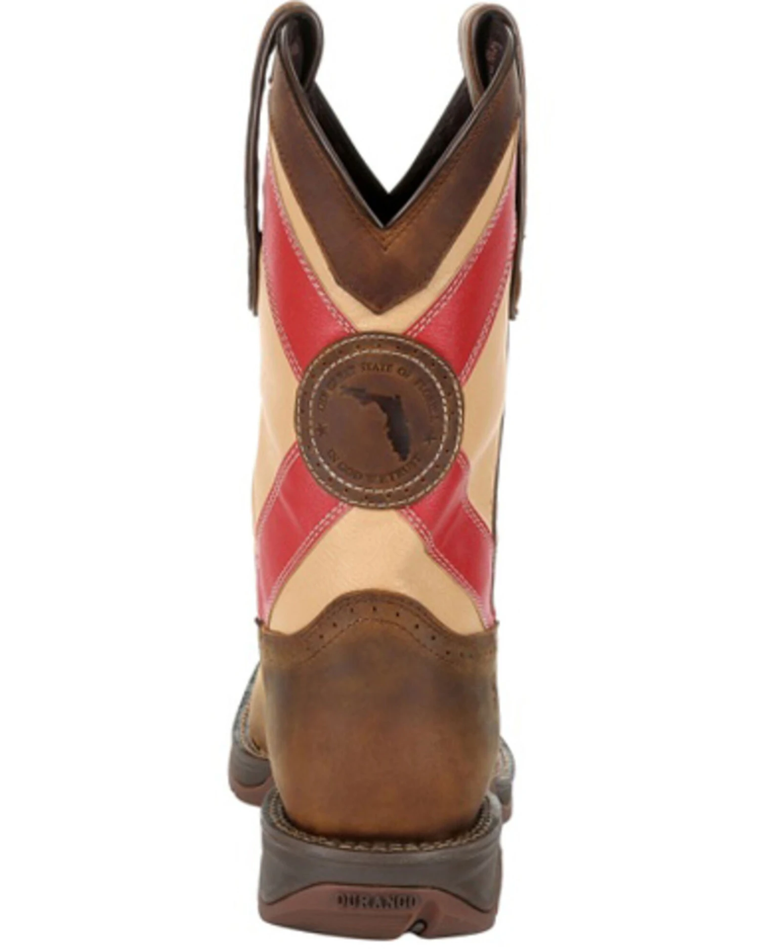 Durango Men's Florida State Flag Western Performance Boots - Square Toe 3 Durango Men's Florida State Flag Western Performance Boots - Square Toe - Image 3