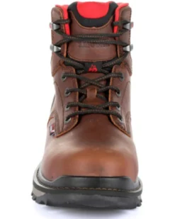Rocky Men's Rams Horn Waterproof Work Boots - Soft Toe -Men's Western Denim Store 2000291422 201 P5