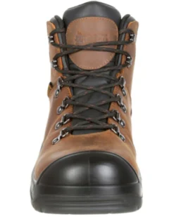 Rocky Men's Worksmart Waterproof Work Boots - Round Toe -Men's Western Denim Store 2000291436 200 P5