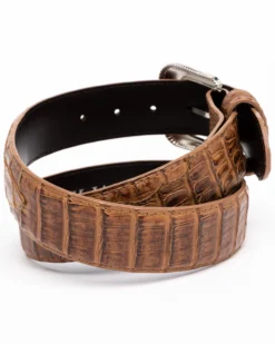 Cody James Men's Brown Hornback Caiman Exotic Belt -Men's Western Denim Store 2000291698 200 P2