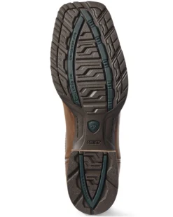 Ariat Men's Hybrid VentTEK Distressed Western Performance Boots - Broad Square Toe