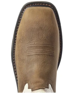 Ariat Men's Cream Workhog Western Work Boots - Composite Toe -Men's Western Denim Store 2000294178 200 P4