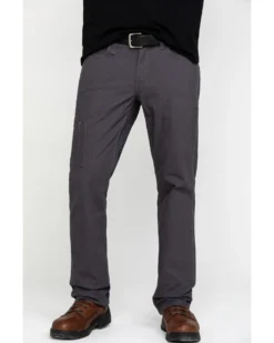 Ariat Men's Gray Rebar M4 Made Tough Durastretch Straight Leg Work Pants - Big