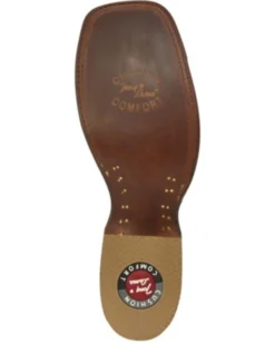 Tony Lama Men's Leviathan Chocolate Western Boots - Square Toe -Men's Western Denim Store 2000296171 200 P5