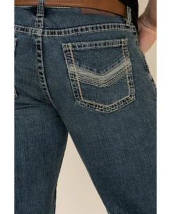 Cody James Core Men's High Roller Top Tier Medium Wash Stretch Slim Bootcut Jeans -Men's Western Denim Store 2000312860 400 P4