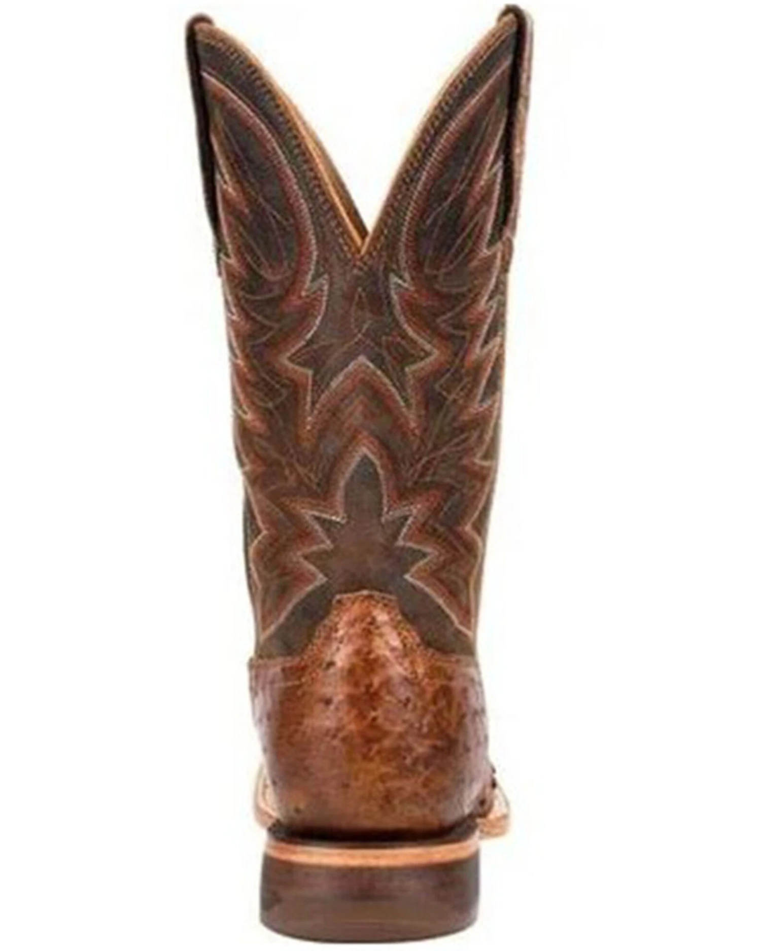 Durango Men's Wheat Brown Exotic Full-Quill Ostrich Western Boots - Square Toe 6 Durango Men's Wheat Brown Exotic Full-Quill Ostrich Western Boots - Square Toe - Image 6