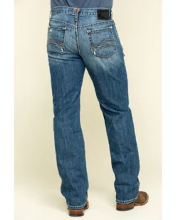 Ariat Men's Riverbend Val Stackable Rigid Relaxed Bootcut Jeans 10 Ariat Men's Riverbend Val Stackable Rigid Relaxed Bootcut Jeans -Men's Western Denim Store 2000322090 400 P1