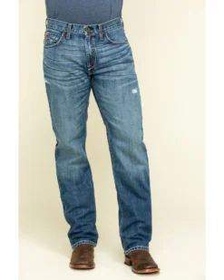 Ariat Men's Riverbend Val Stackable Rigid Relaxed Bootcut Jeans 9 Ariat Men's Riverbend Val Stackable Rigid Relaxed Bootcut Jeans -Men's Western Denim Store 2000322090 400 P2