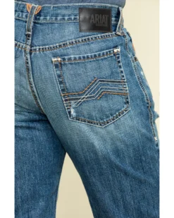 Ariat Men's Riverbend Val Stackable Rigid Relaxed Bootcut Jeans 11 Ariat Men's Riverbend Val Stackable Rigid Relaxed Bootcut Jeans -Men's Western Denim Store 2000322090 400 P4