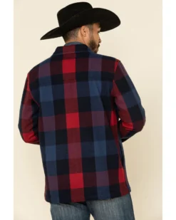 Pendleton Men's Navy Heston Button-Front Wool Shirt Jacket -Men's Western Denim Store 2000324714 410 P3