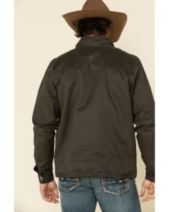 Powder River Outfitters Men's Cotton Zip Front Jacket -Men's Western Denim Store 2000325925 341 P3