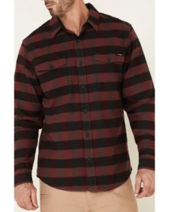 Hawx Men's Harris Stretch Plaid Print Long Sleeve Button Down Work Flannel Shirt - Tall -Men's Western Denim Store 2000327323 601 P3