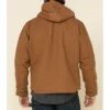 Carhartt Men's Washed Duck Sherpa Lined Hooded Work Jacket - Big & Tall