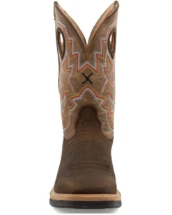 Twisted X Men's Lite Western Work Boots - Broad Square Toe -Men's Western Denim Store 2000329113 251 P4