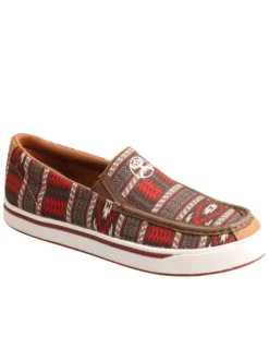 Twisted X Men's Southwestern Slip-On Loper Shoe - Moc Toe 11 Twisted X Men's Southwestern Slip-On Loper Shoe - Moc Toe -Men's Western Denim Store 2000331701 900 P1