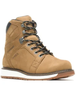 Wolverine Men's Hellcat Coyote Waterproof Work Boots - Soft Toe
