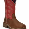 Tony Lama Men's Energy Waterproof Western Work Boots - Composite Toe