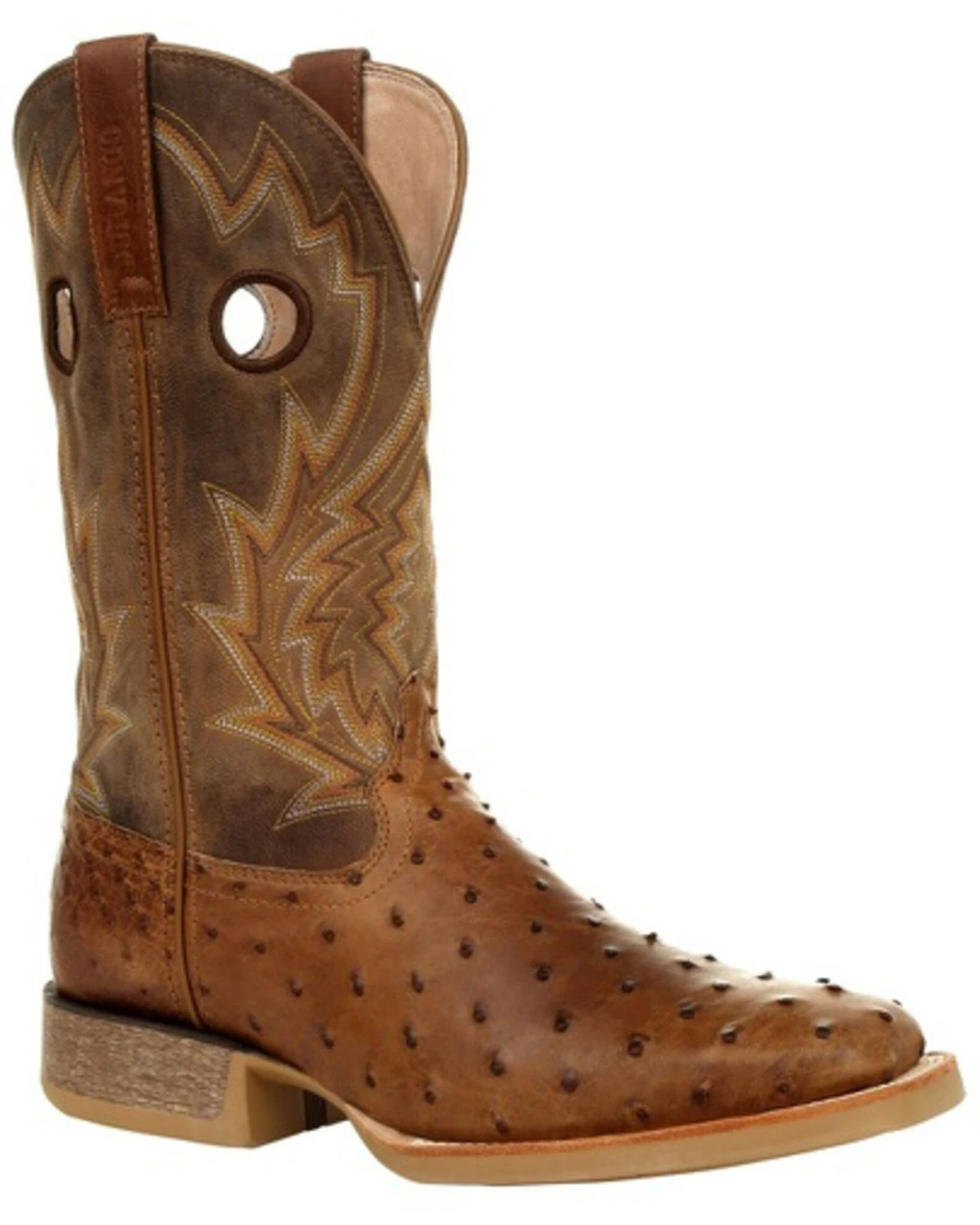 Durango Men's Rebel Full-Quill Ostrich Western Boots - Square Toe 5 Durango Men's Rebel Full-Quill Ostrich Western Boots - Square Toe - Image 5