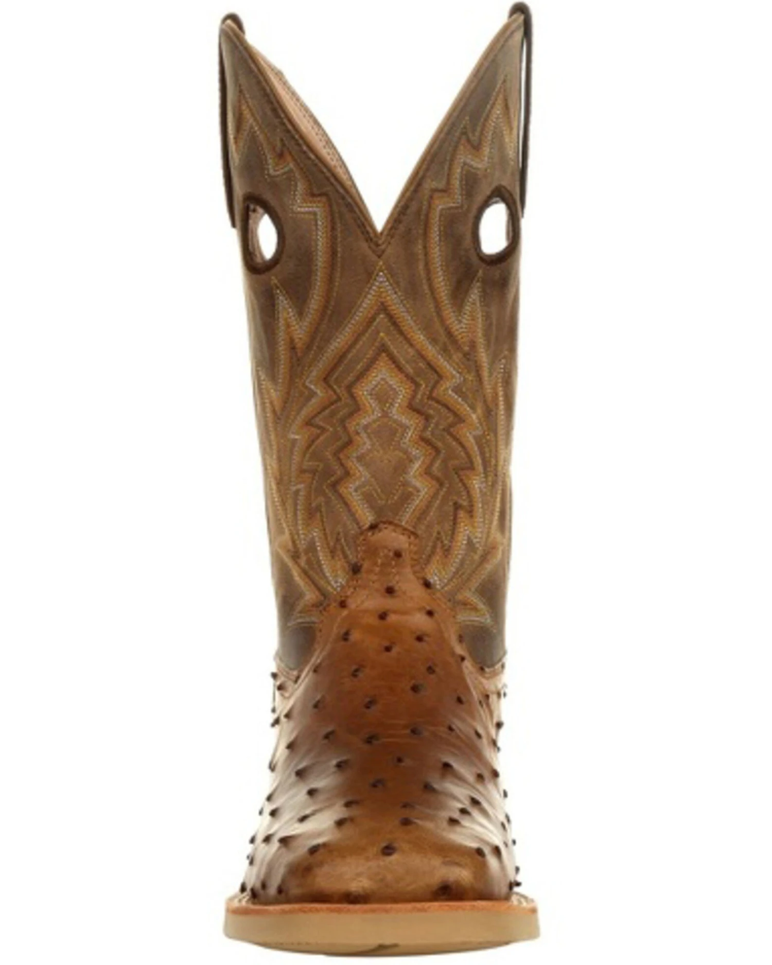 Durango Men's Rebel Full-Quill Ostrich Western Boots - Square Toe 2 Durango Men's Rebel Full-Quill Ostrich Western Boots - Square Toe - Image 2