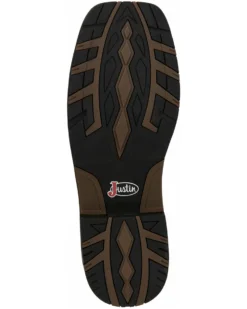 Justin Men's Fireman Brown Western Boots - Square Toe 13 Justin Men's Fireman Brown Western Boots - Square Toe -Men's Western Denim Store 2000334474 200 P7