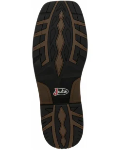 Justin Men's Fireman Black Western Boots - Square Toe 13 Justin Men's Fireman Black Western Boots - Square Toe -Men's Western Denim Store 2000334478 280 P7