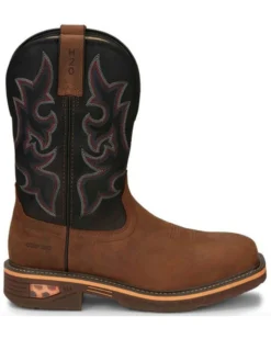 Justin Men's Resistor Western Work Boots - Composite Toe -Men's Western Denim Store 2000335172 200 P2