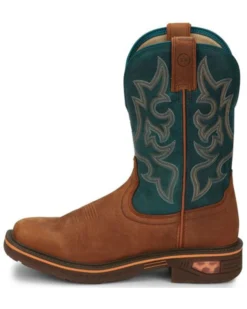 Justin Men's Resistor Western Work Boots - Soft Toe -Men's Western Denim Store 2000335173 200 P3