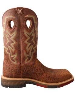 Twisted X Men's Tan Western Work Boots - Soft Toe