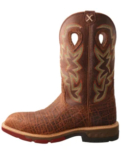 Twisted X Men's Tan Western Work Boots - Soft Toe -Men's Western Denim Store 2000335457 280 P3