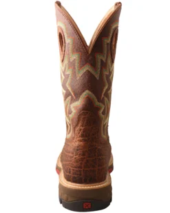 Twisted X Men's Tan Western Work Boots - Soft Toe -Men's Western Denim Store 2000335457 280 P4