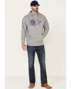 Tin Haul Men's Gray Native Arrowhead Graphic Hooded Sweatshirt -Men's Western Denim Store 2000336421 020 P2