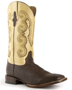 Ferrini Men's Morgan Western Boots - Broad Square Toe 8 Ferrini Men's Morgan Western Boots - Broad Square Toe -Men's Western Denim Store 2000336467 240 P1